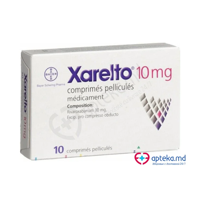 Xarelto comp. film. 10 mg N10
