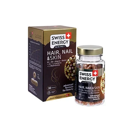 Swiss Energy Hair, Nail & Skin caps. N30