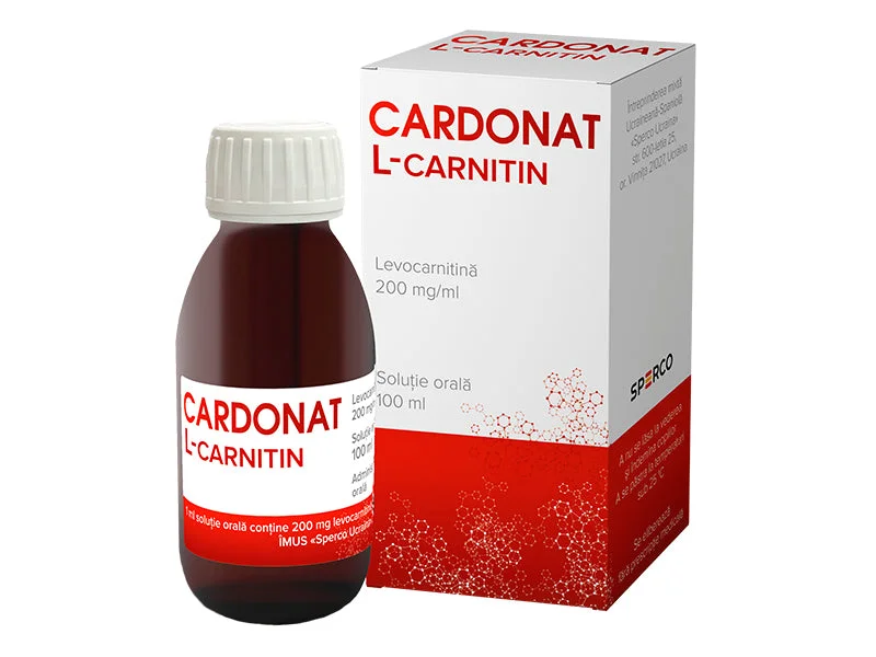 Cardonat L-Carnitin solutie orala 200 mg/ml 100 ml (flacon PET) N1
