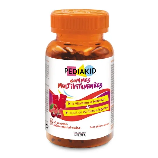 INELDEA PEDIAKID Multivitamine ursuleti gumati N60