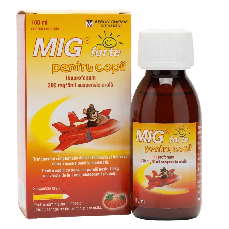 Mig forte pentru copii susp. orala 40 mg/ml 100 ml N1