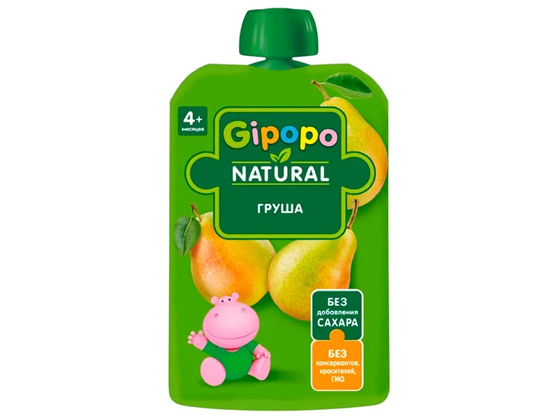 GIPOPO Piure Pară 90g