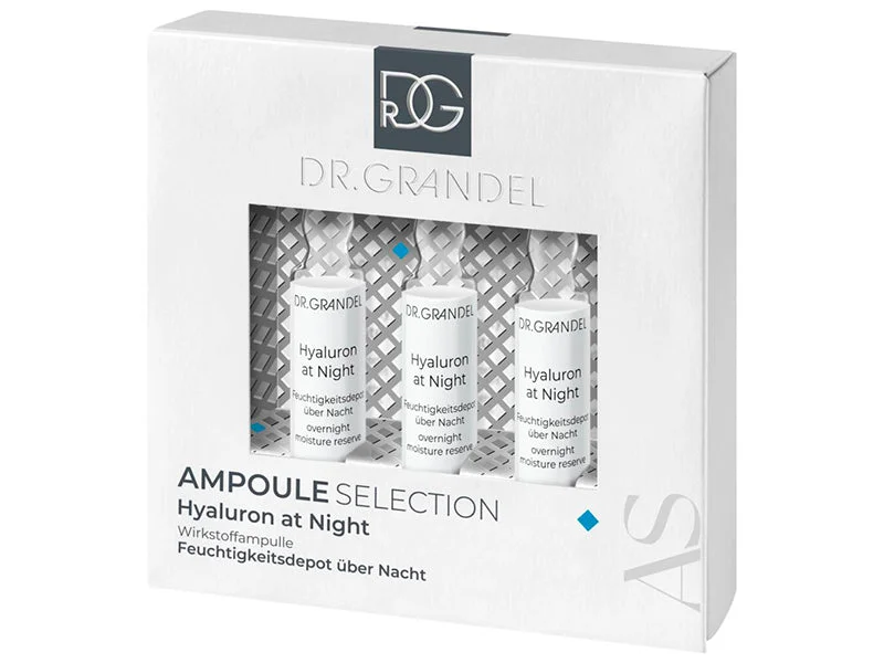Dr.Grandel Fiole Concentrat cu Acid Hialuronic pe noapte 3 x 3 ml