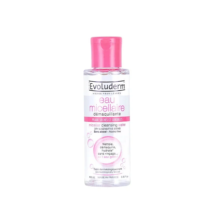 Evoluderm Apă micelara pentru piele uscată și sensibila 100ml (18353)