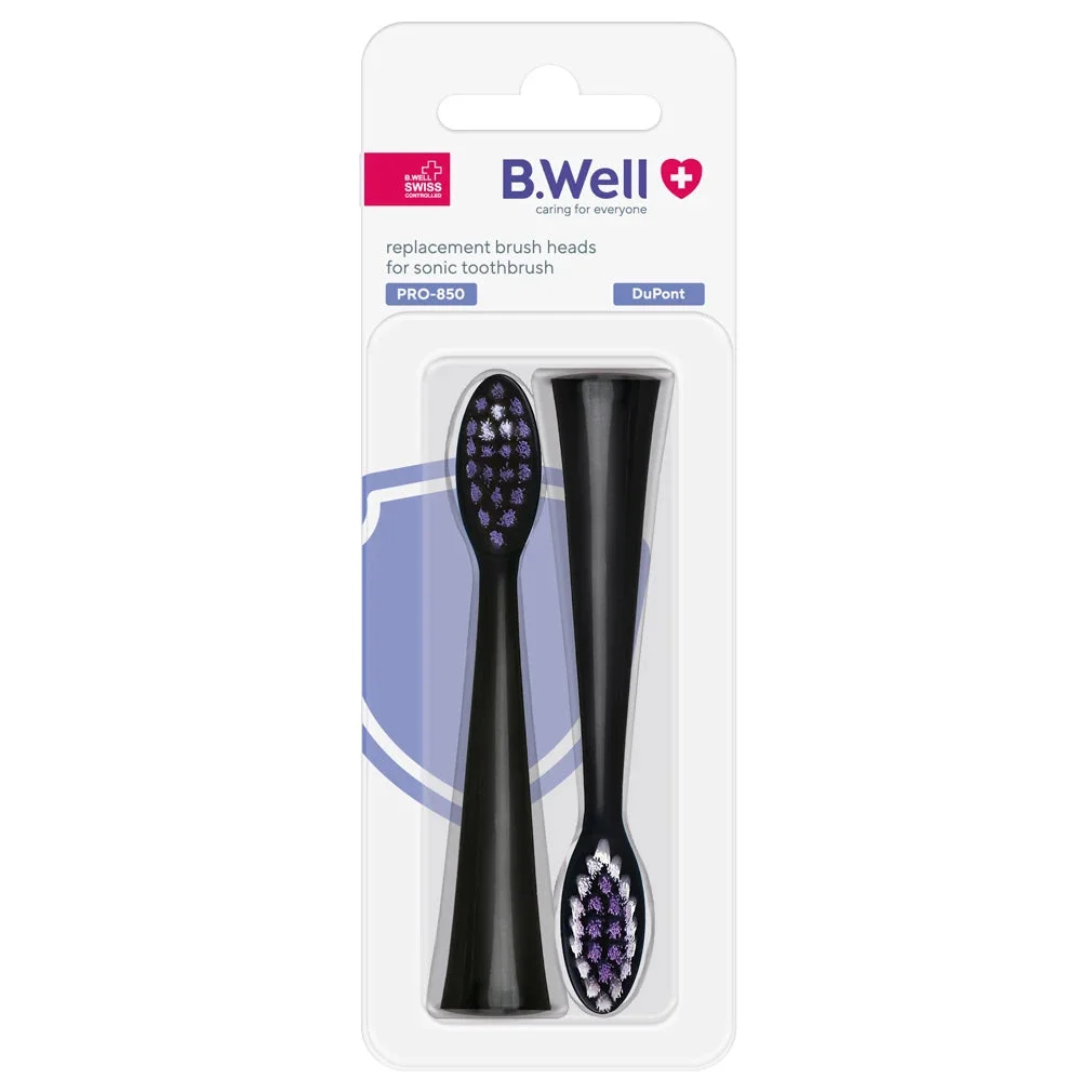 B.Well Perie rezervă neagră, 2buc (PRO-850)