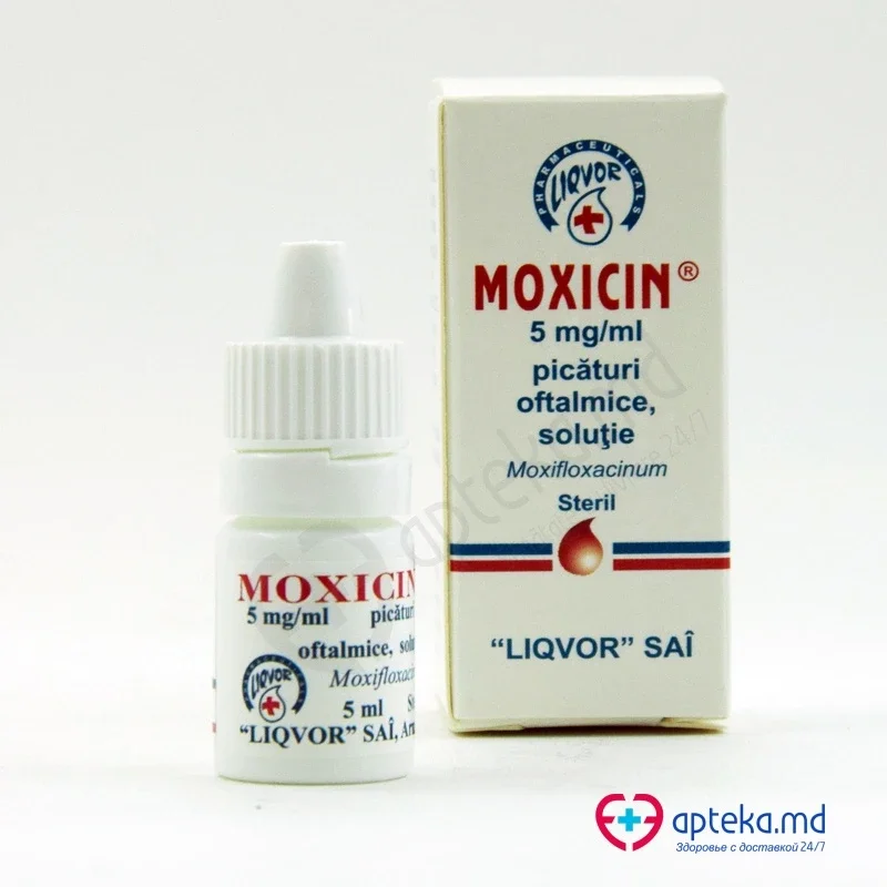 Moxicin pic. oft., sol. 0,5% 5 ml N1