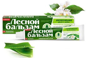Pastă de dinți Lesnoi Balsam cu Uleiuri organice, Aloe 75ml