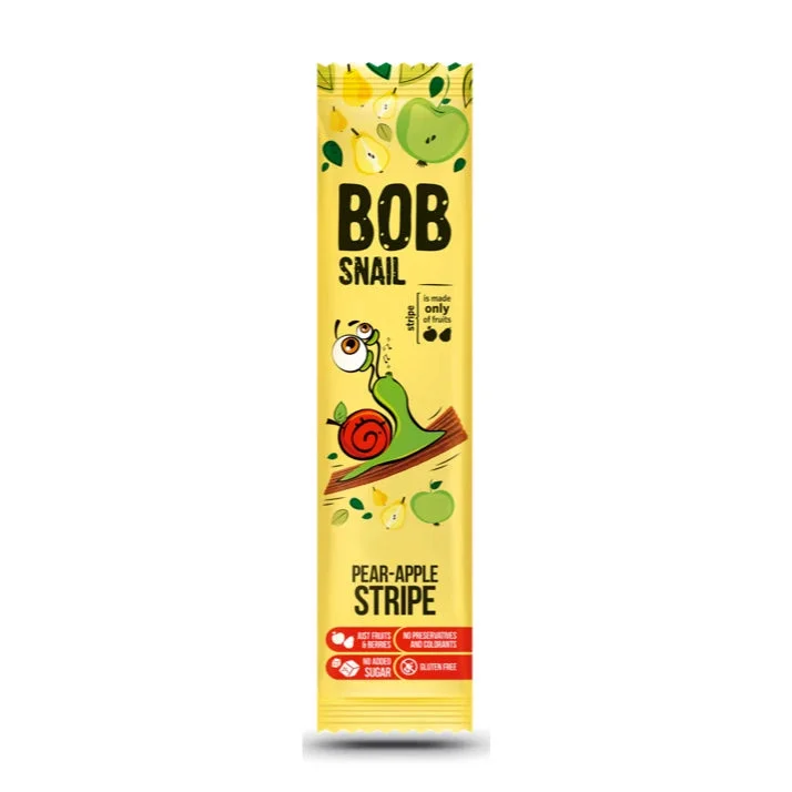 Bob Snail Dulciuri naturale măr,pere 14g