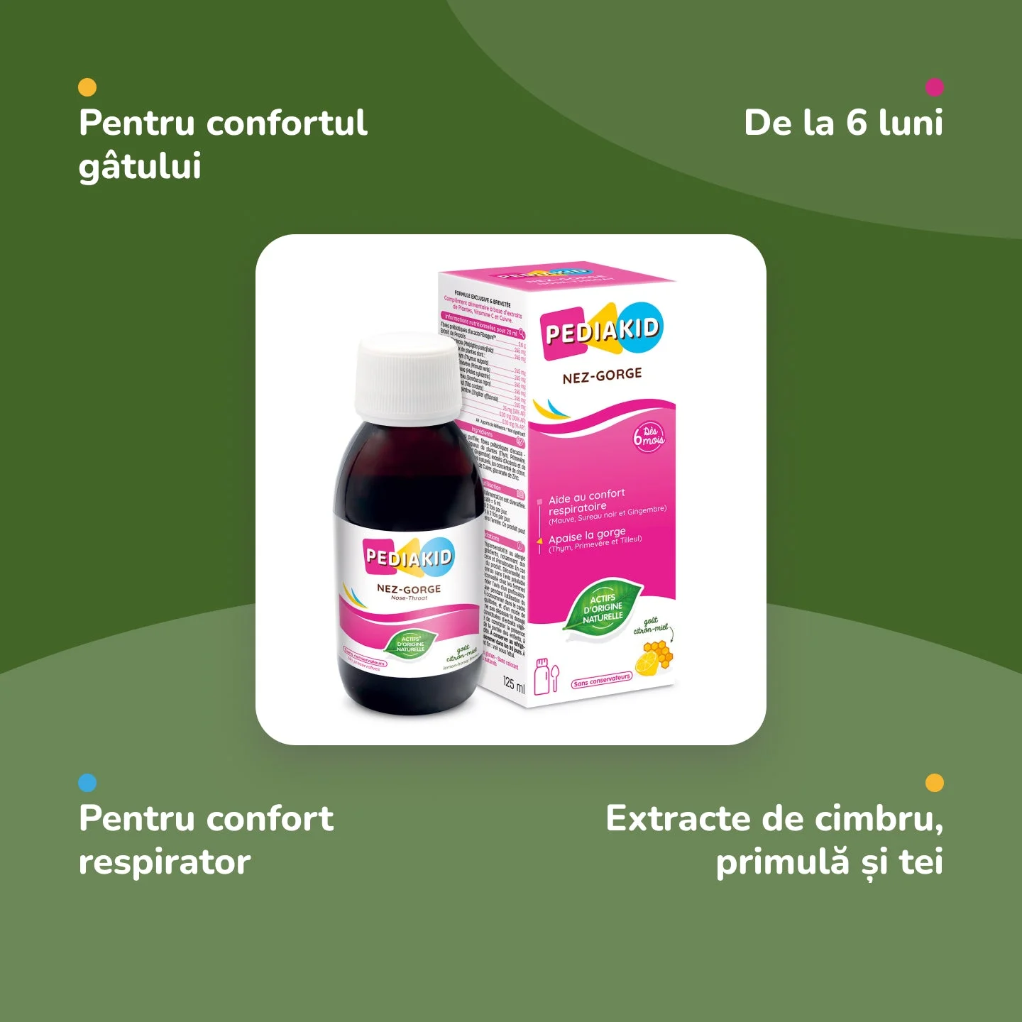 INELDEA Pediakid Nose-Throat sirop pentru nas-gât 125ml