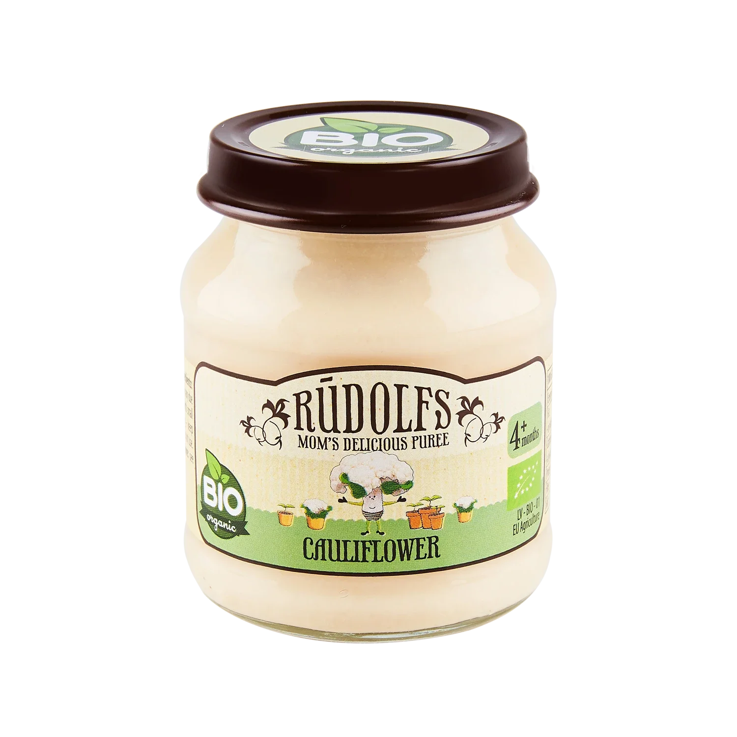 Rudolfs Organic Piure Conopidă 120g (4+)