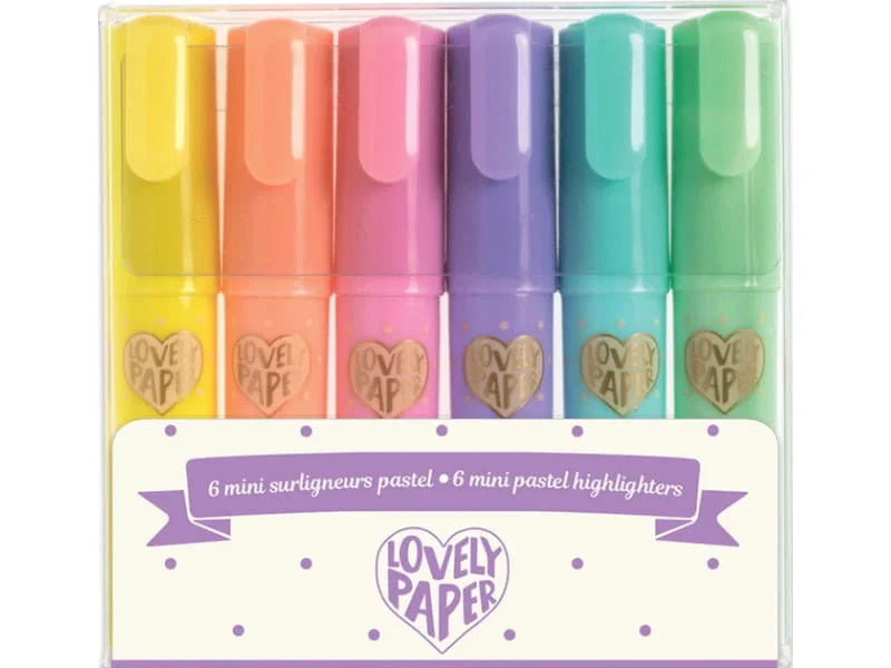 Art Toys DD03754 6mini pastel highlighters