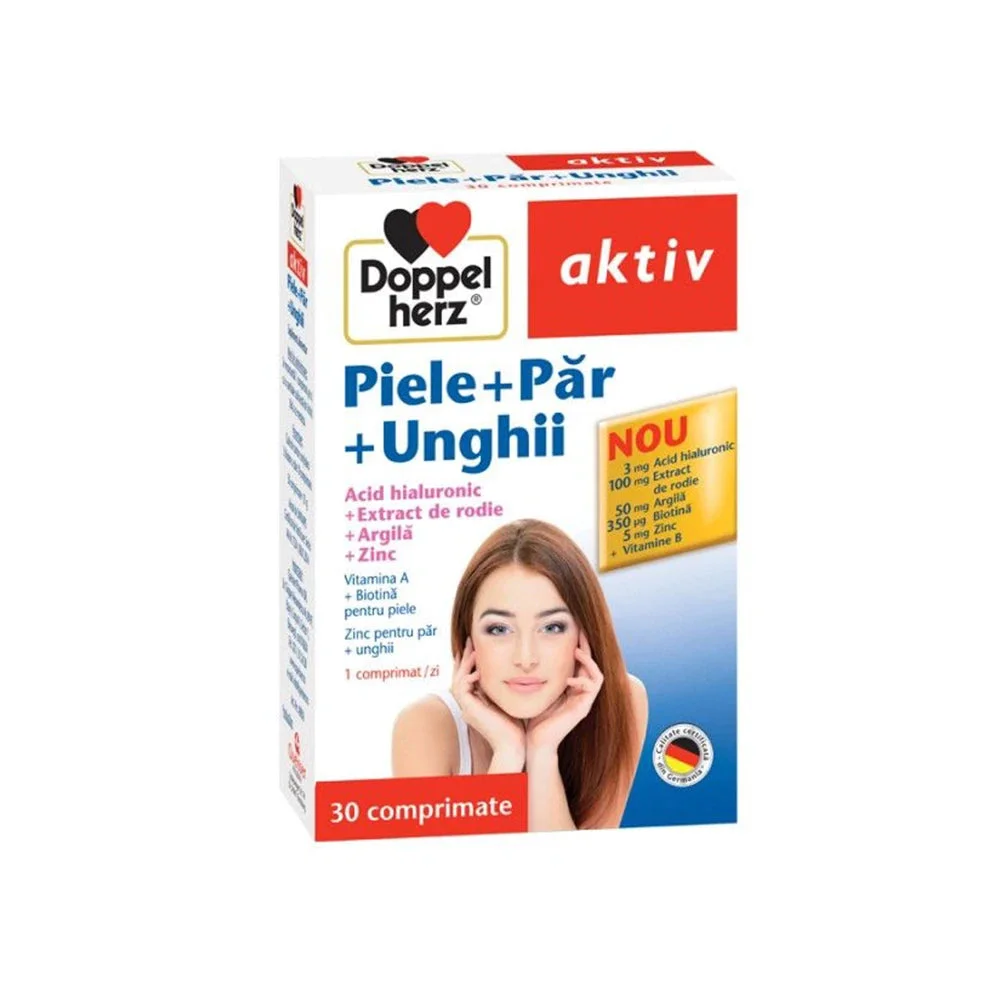 Doppelherz Piele+Par+Unghii N10x3 comp.