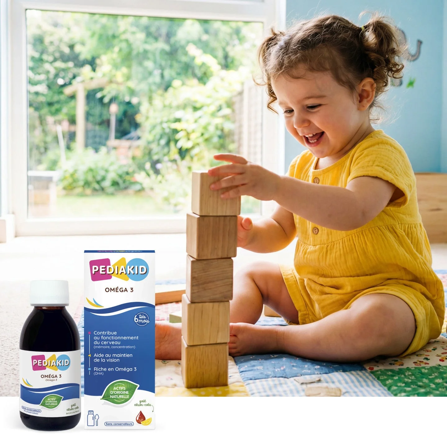 INELDEA Pediakid Omega 3 (cu gust lămâie-cola) sirop 125ml