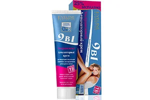 Eveline Cremă depilatoare R+Q10 9 in1 125ml