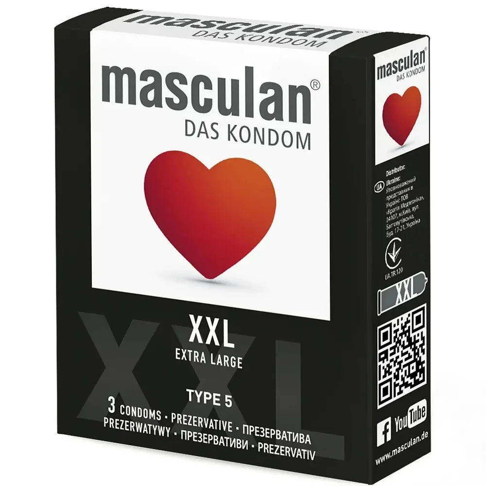 Prezervative Masculan type5 XXL Black N3