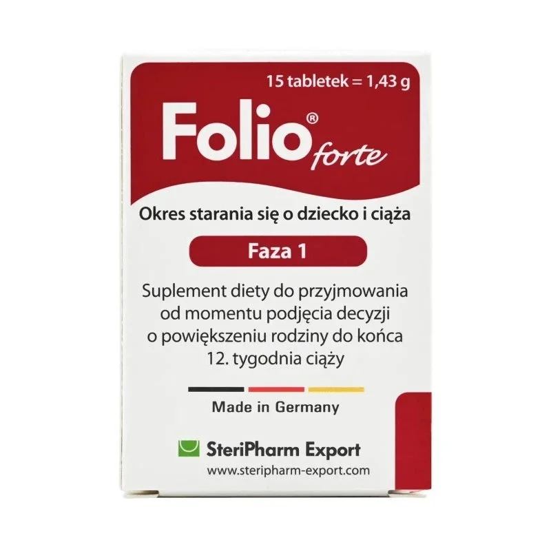 Folio forte (faza 1- ac.folic, D3, B12, iod) comp. N90