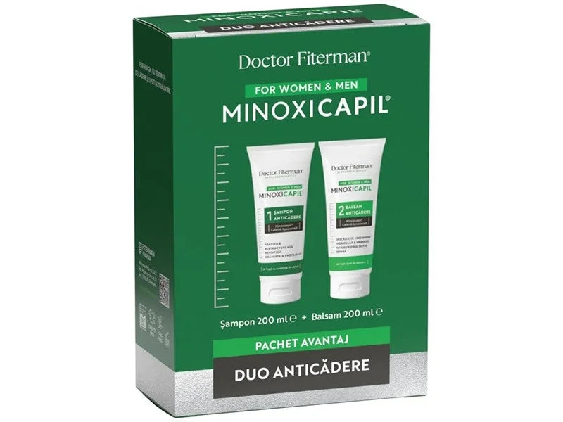 Doctor Fiterman SET Minoxicapil Anticadere sampon 200 ml+ balsam de par 200 ml