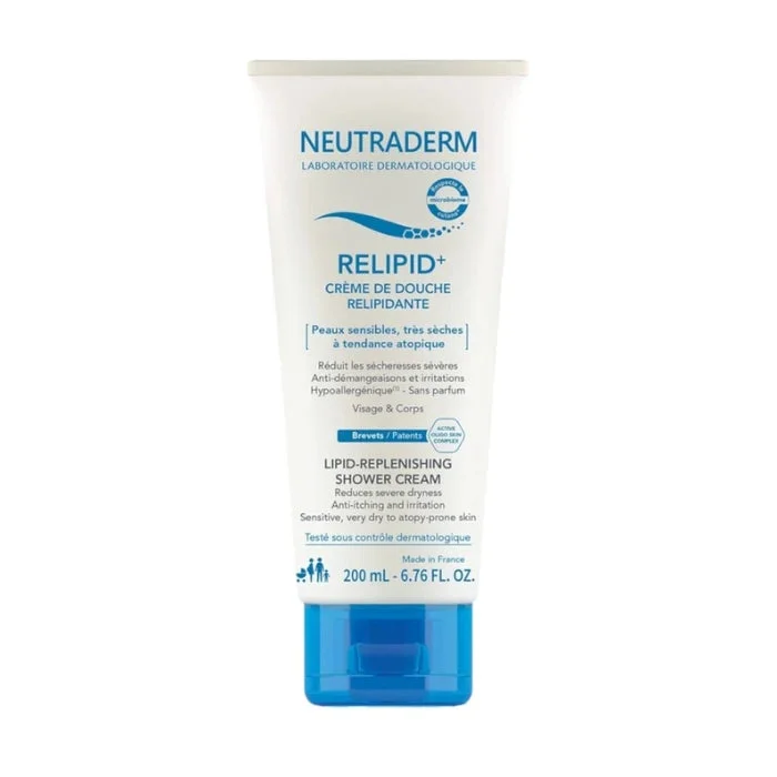 NEUTRADERM Relipid+ Cremă de duș pentru pielea atopică pentru față și corp, 200ml