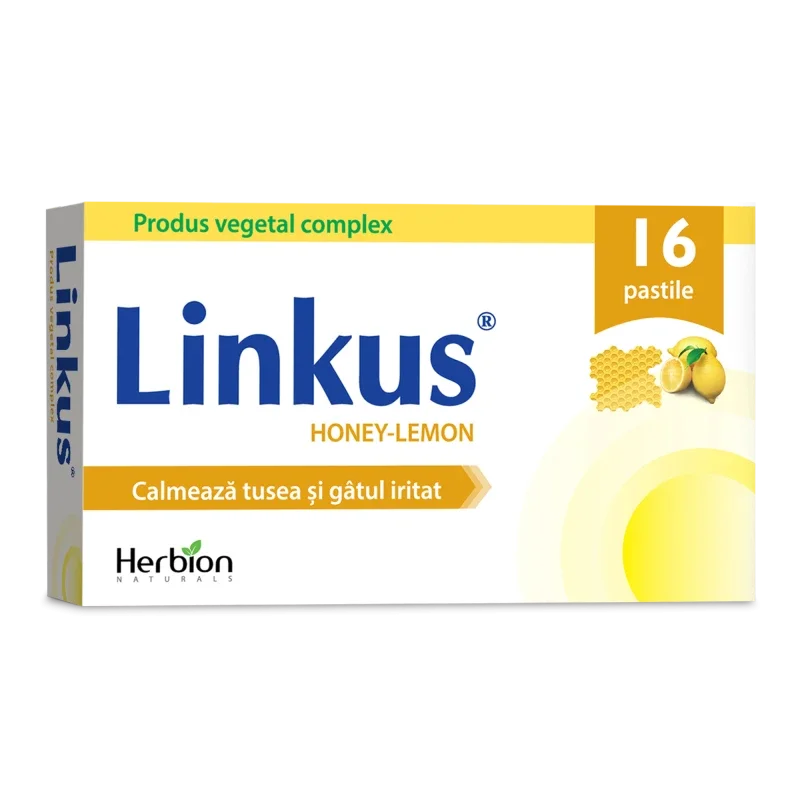 Linkus Honey Lemon pastile N8x2