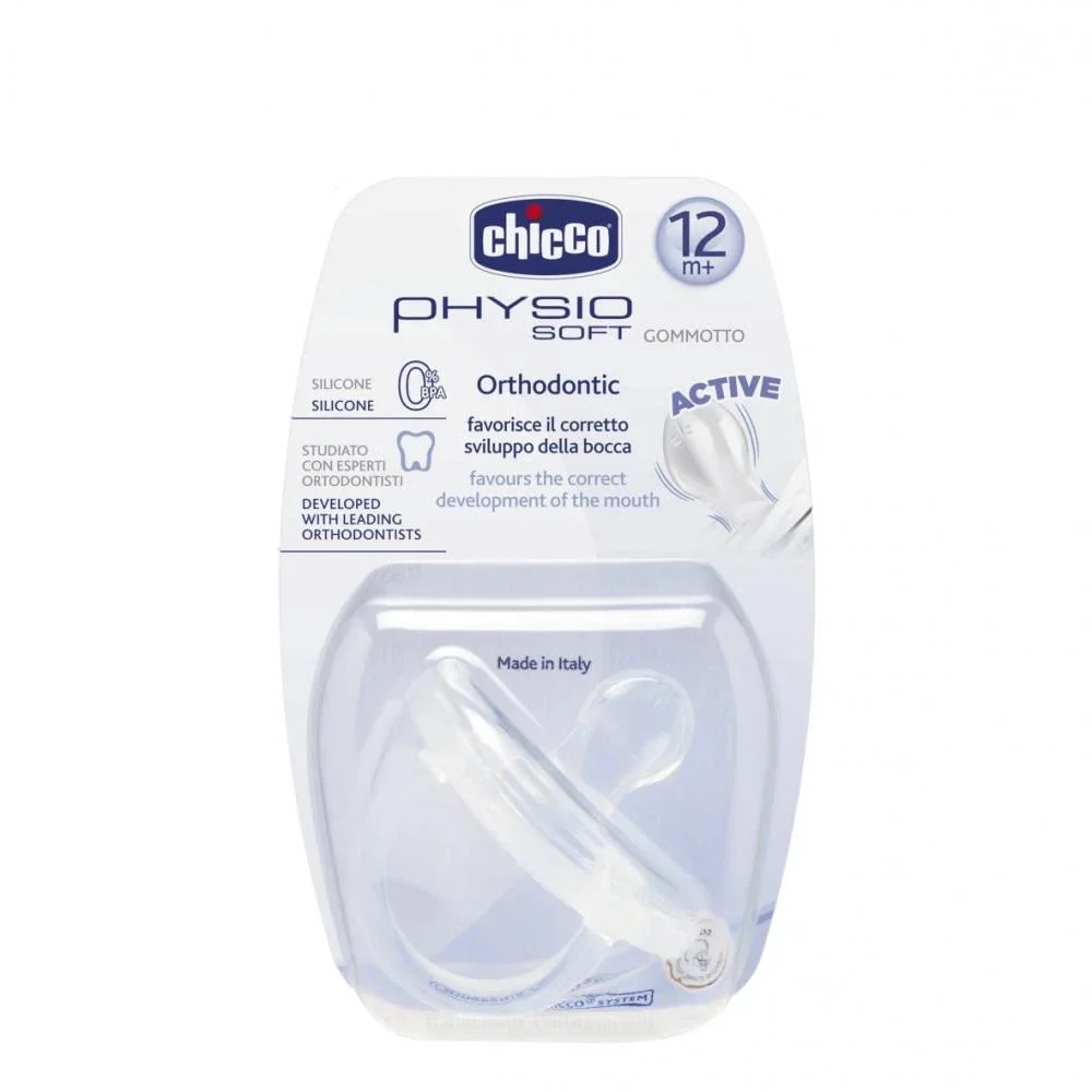 Chicco Suzeta ortodontica silicon, 12+, 1 buc (181001)