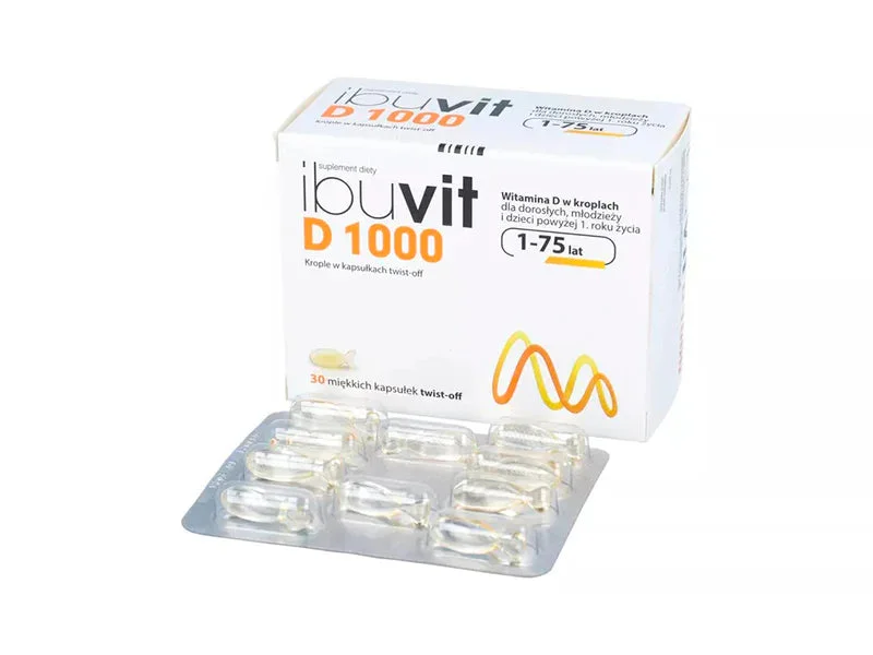 Ibuvit D 1000 UI caps. N15x2