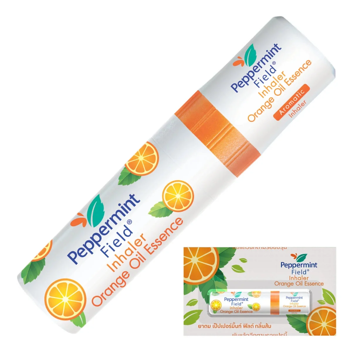 Peppermint Field Aroma Inhalator Orange 2in1, 2ml