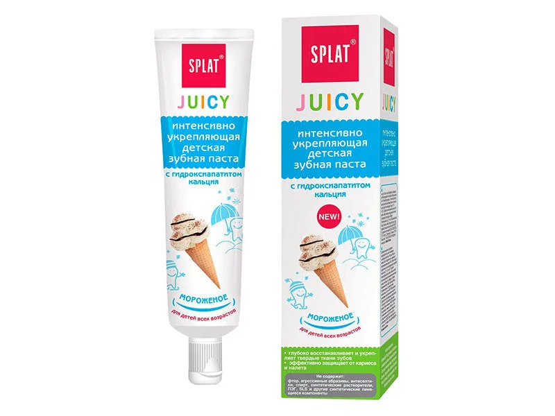 Splat Juicy Pastă de dinți pentru copii Ice-Cream 35ml