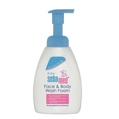 Sebamed Baby Spumă de curățare pentru față și corp 400ml