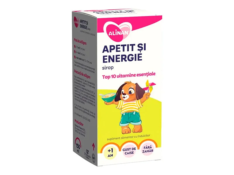 Alinan Apetit si Energie sirop 150ml