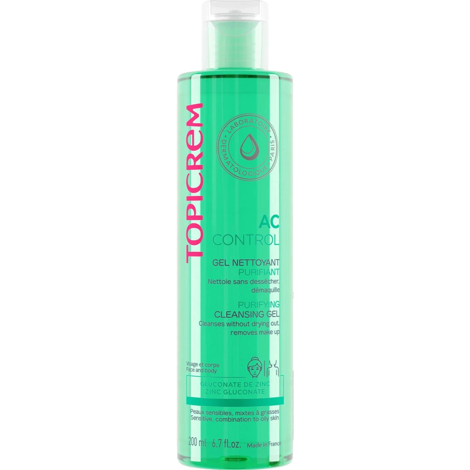 Topicrem AC Gel de curatare purifiant 200ml (0570101)