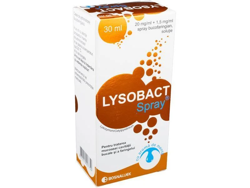 Lysobact DUO Spray bucof. Menta 30ml