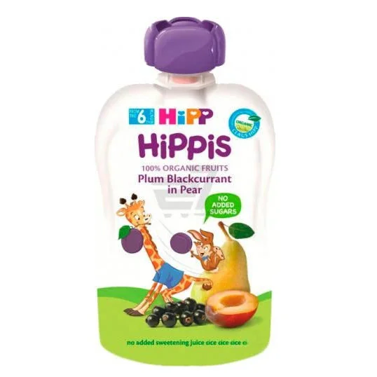 Hipp 8526 Surpriza din fructe (prune,coacăză neagra și pere) 90g