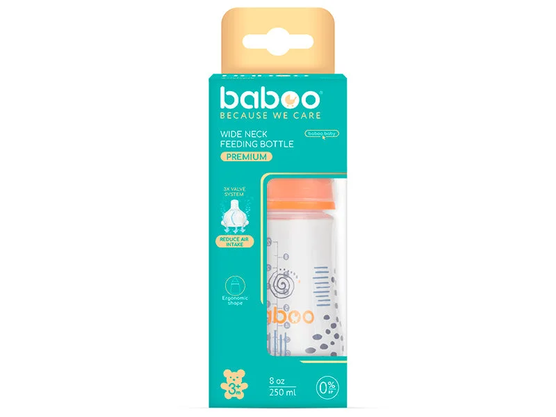 Baboo biberon anti-colic albatra 250ml 3M+ 3-013