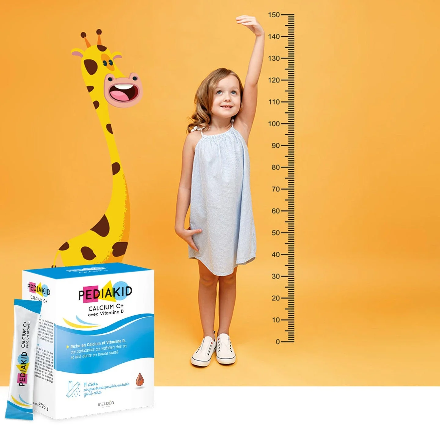 INELDEA PEDIAKID Calcium C+ stick N14