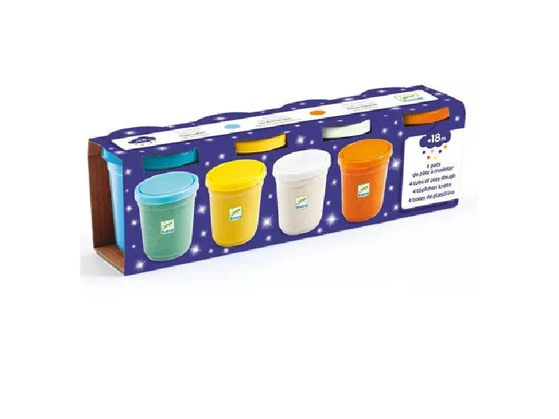 Art toys Plastilina 4 culori cu sclipci DJ09029
