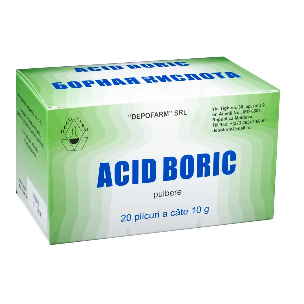 Acid boric pulb./sol. cutan 10 g N20