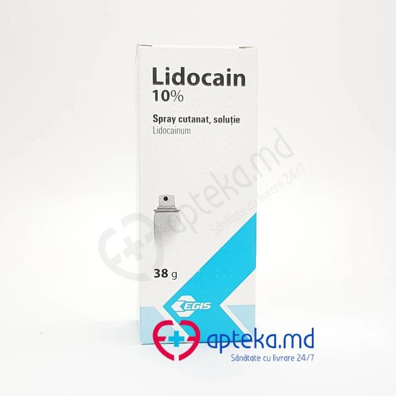 Lidocain spray cutanat solutie 4,6 mg/doza 38 g N1