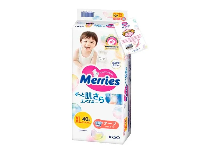 MERRIES Size XL №40 12-20kg (SJ) scutece