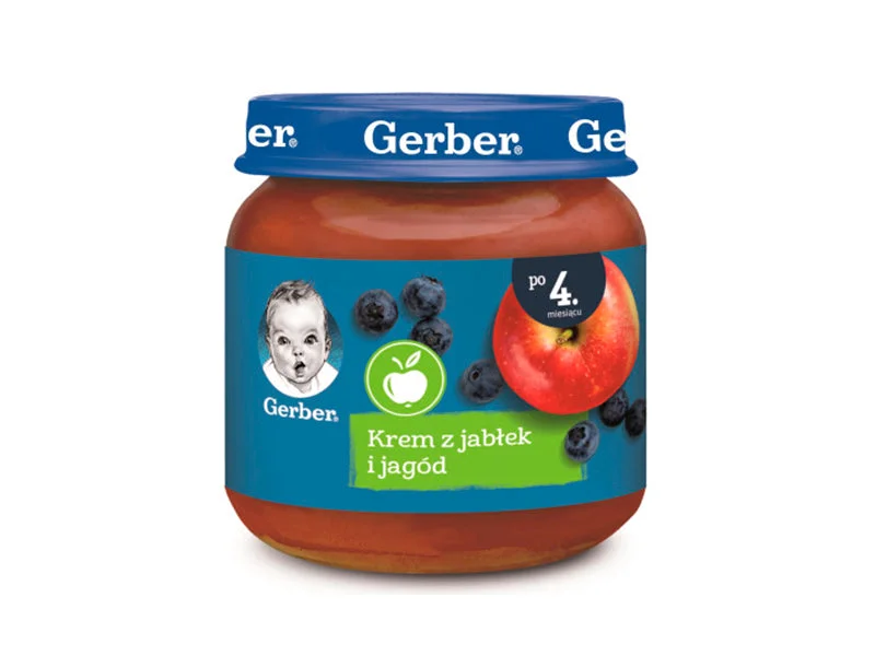 Gerber Piure de mere și afine 125g