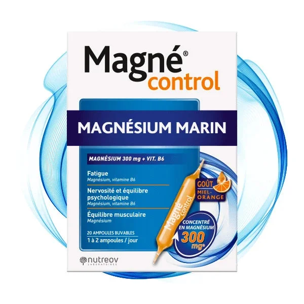 Nutreov Magne Control 300mg+vit.B6 fiole buvab.N20