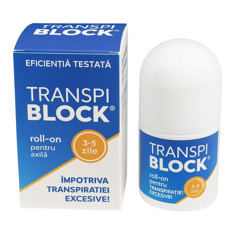 Transpiblock roll on (impotriva transpiratiei) 50ml