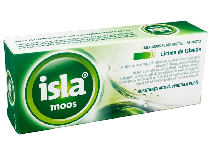 Isla-Moos Herbal Lozenges pastile 80 mg N10x3