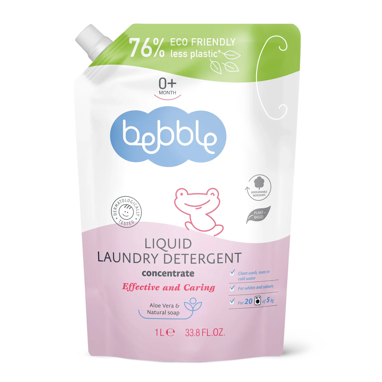 Bebble Detergent lichid 1000ml (rezervă)