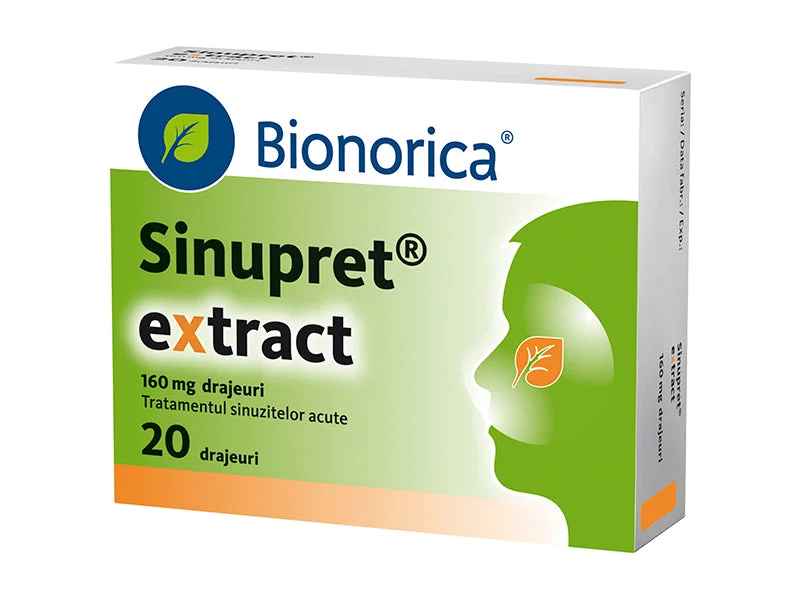 Sinupret extract drajeuri 160 mg N10x2