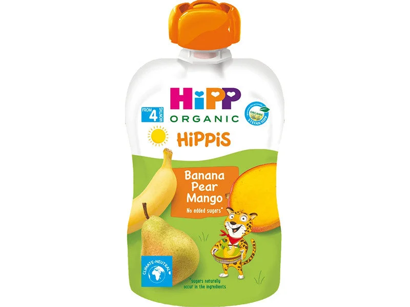 Hipp 8523 Surpriza din fructe (banane,pere și mango) 90g