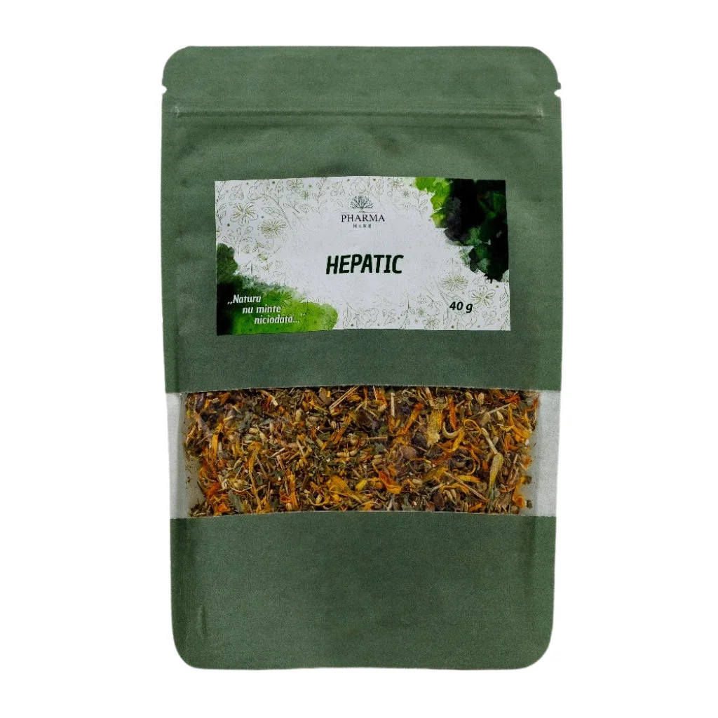 Hepatic plante med./ceai 40 g N1