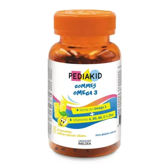 INELDEA Pediakid Omega 3 ursuleți gumati N60