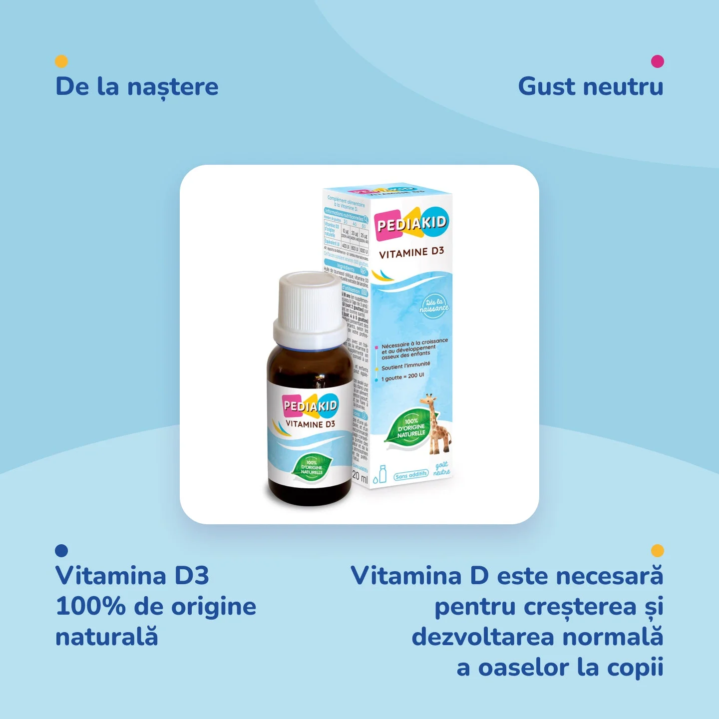 INELDEA Pediakid Vitamina D3 200UI 20ml