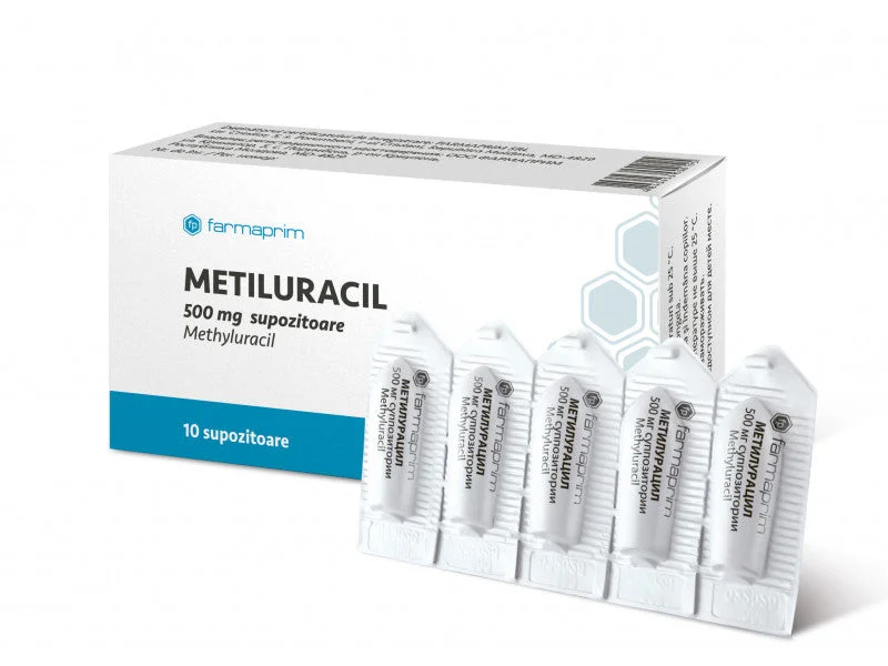Metiluracil 500mg sup. N10