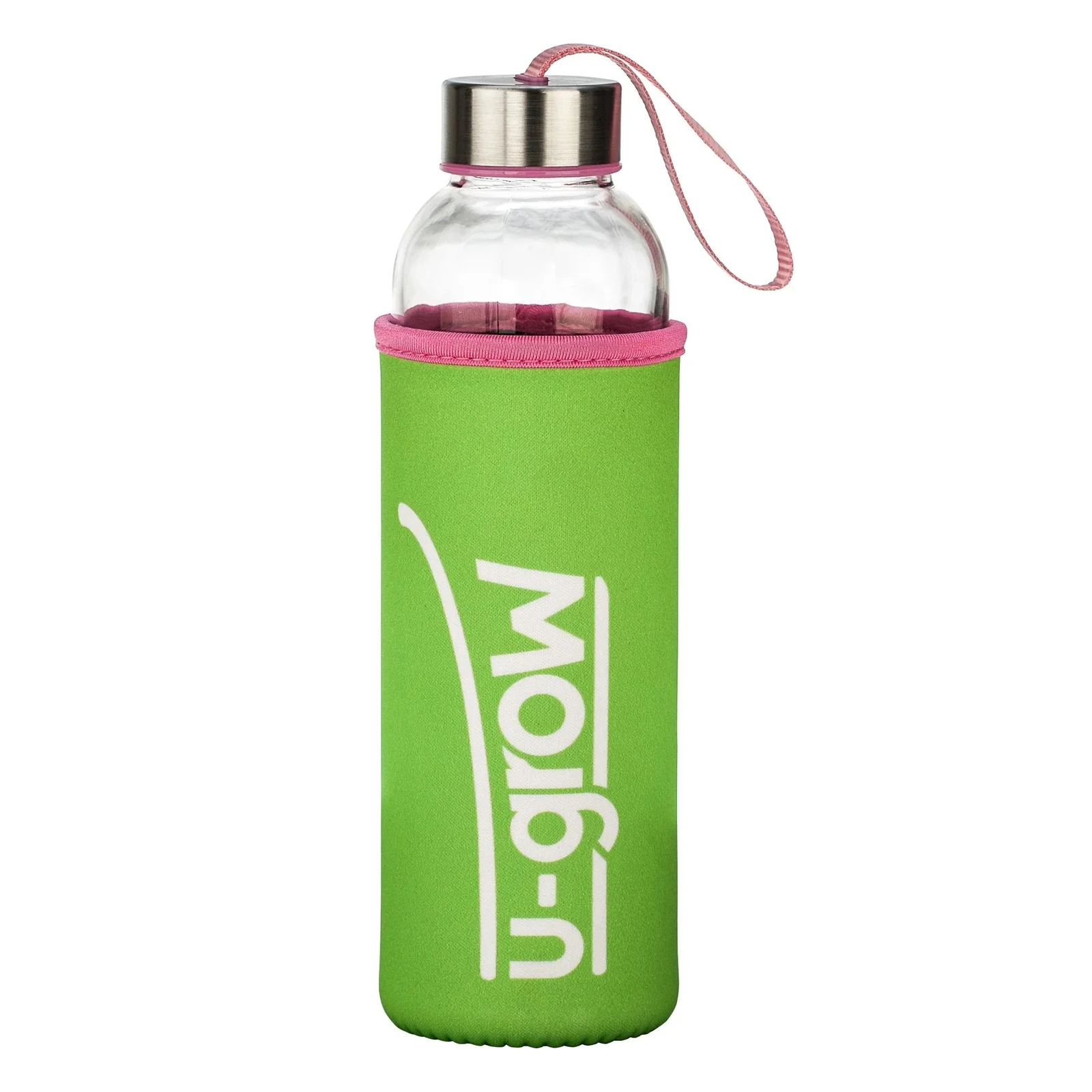 U-Grow Sticla 520ml Husa Termoizolanta UBTL-520GRN Verde/Roz